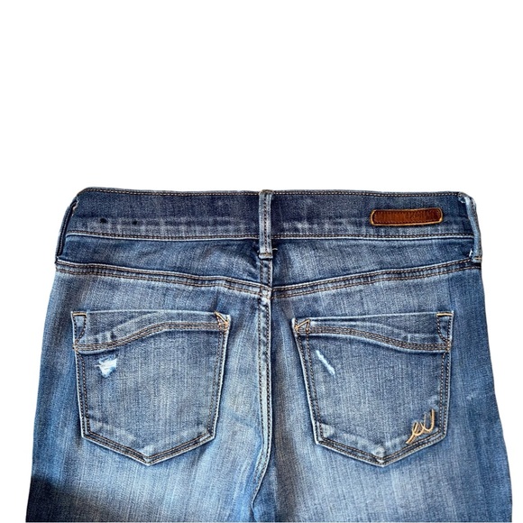 Express Jeans Mid Rise Jean Leggings Size 0 Short - Picture 5 of 8